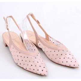 Sarok nélküli csipke balerinák Margo Pink rózsaszín 1