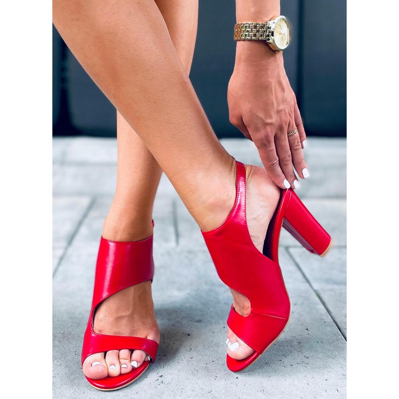 Jessica Red magas sarkú szandál piros 1 Jessica Red magas sarkú szandál piros 1