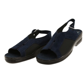 Női szandál Wedge Adanex 21680 sötétkék 2