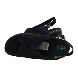 Női szandál Wedge Adanex 21680 sötétkék 4