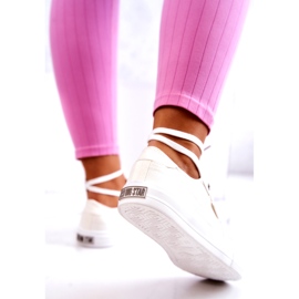 Női tornacipő Big Star JJ274095 Fehér tornacipő 3