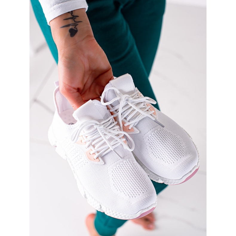 SHELOVET Könnyű sportcipő fehér 2