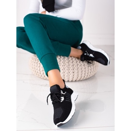 SHELOVET Könnyű sportcipő fekete 1