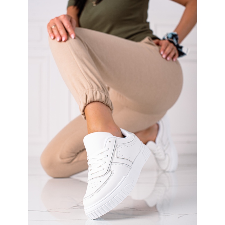 SHELOVET Fehér cipők szürke 1