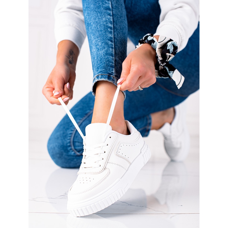 SHELOVET Fehér cipők 1