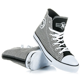 New Age magas tornacipő fehér fekete 1