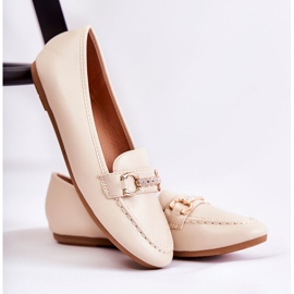 PG1 Női bőrcipők bézs Godley 1