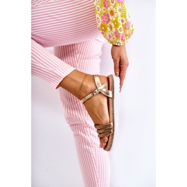 PG1 Női szandál arany Cubic Zirconia Sorritával aranysárga 2