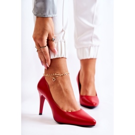 Sergio Leone Klasszikus varázslatosan vörös bőr tűsarkú piros 1 Sergio Leone Klasszikus varázslatosan vörös bőr tűsarkú piros 1