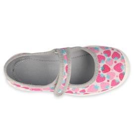 Befado gyerekcipő 114X485 rózsaszín szürke 3