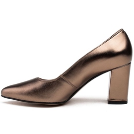 1066P Marco Shoes metál barna 2