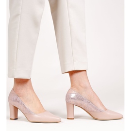 Marco Shoes Női pumpák púderrózsaszín színben 1