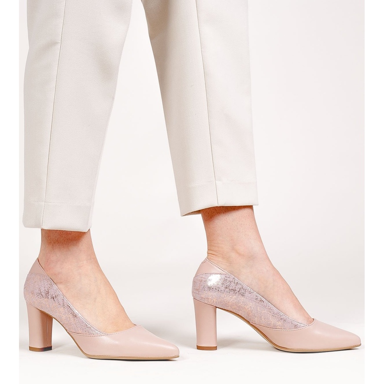 Marco Shoes Női pumpák púderrózsaszín színben 1