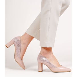 Marco Shoes Női pumpák púderrózsaszín színben 2