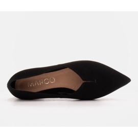 Marco Shoes Fekete Marco 1285P női balerinák kivágással 5