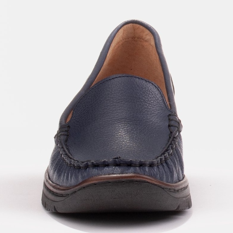 Radoskór Kényelmes sötétkék női cipő szélesebb lábhoz 1