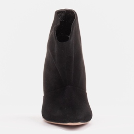 Marco Shoes Bőr csapok meghosszabbított elöl fekete 1