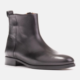 Marco Shoes Klasszikus alacsony sarkú csizma fekete 2