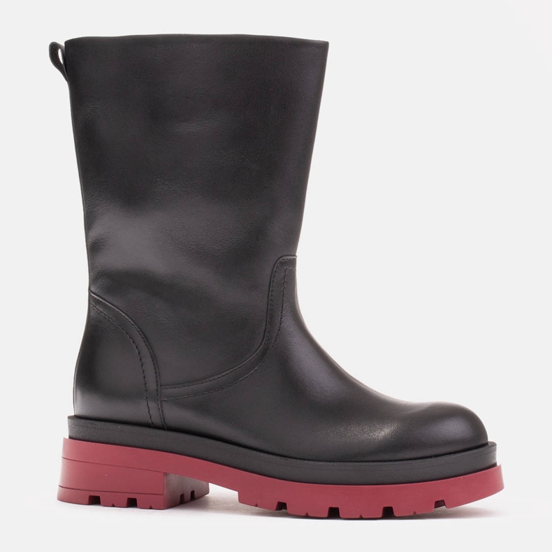 Marco Shoes Teljes gabona csizma egy trapper fekete 1