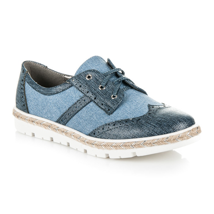 Fűzős cipő KYLIE kék 1