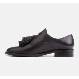 Marco Shoes Fűzős cipő rojtokkal fekete 3