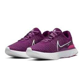 Nike React Infinity Run Flyknit 3 DD3024-500 cipő ibolya 1