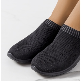 Sisko női fekete tornacipő 1