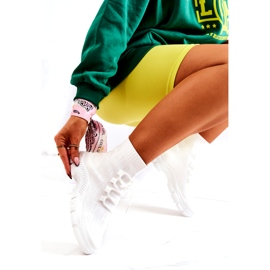 FM1 Fehér Kimberly Sports Socks cipő 3