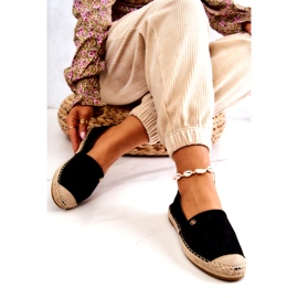 PE1 Női velúr Espadrilles fekete Joaquin 3