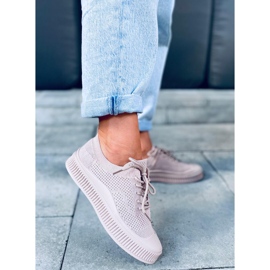 Posten Khaki női zoknis tornacipő bézs 2 Posten Khaki női zoknis tornacipő bézs 2