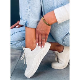 Női zokni Posten Beige tornacipő bézs 2