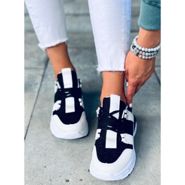 Riley Black női tornacipő fehér fekete 1