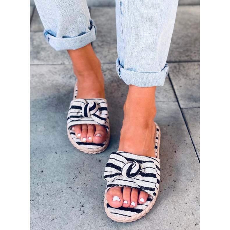 Adana Fekete női papucs bézs 1 Adana Fekete női papucs bézs 1