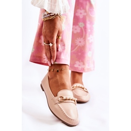 PG1 Női naplopók dekoratív gyöngyökkel bézs Sergia 1