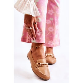 PG1 Női barna naplopók dekoratív gyöngyökkel a Sergia cégtől 1