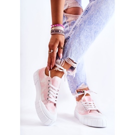 PS1 Női tornacipők a Pink Comes Platformon rózsaszín 4
