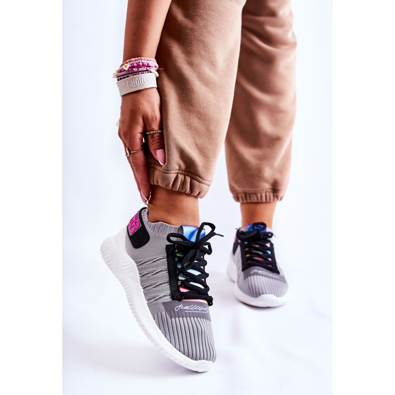 Női sportcipő Slip-on szürke Klayra 1