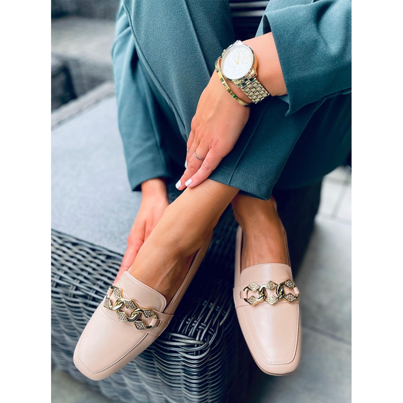 Mályva khaki színű női naplopók bézs 2