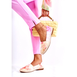 PG1 Női Slip-On Espadrilles Pink-Yellow Santana sokszínű 1