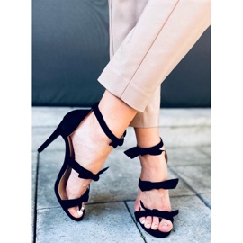 Celestia fekete szandál magas sarkon 1