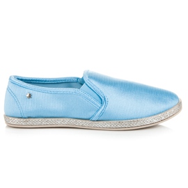 Balada Slip On Espadrilles kék 2
