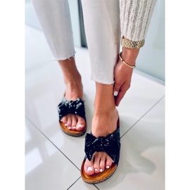 Parafa papucs masnival Amur Black fekete 1