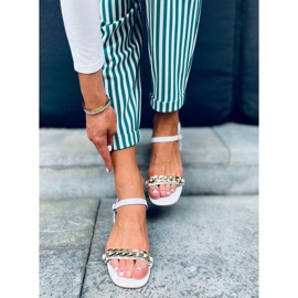 Alacsony sarkú Daphne White szandál fehér 1