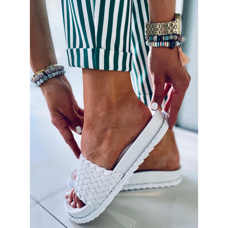 Edna White női papucs fehér 1 Edna White női papucs fehér 1