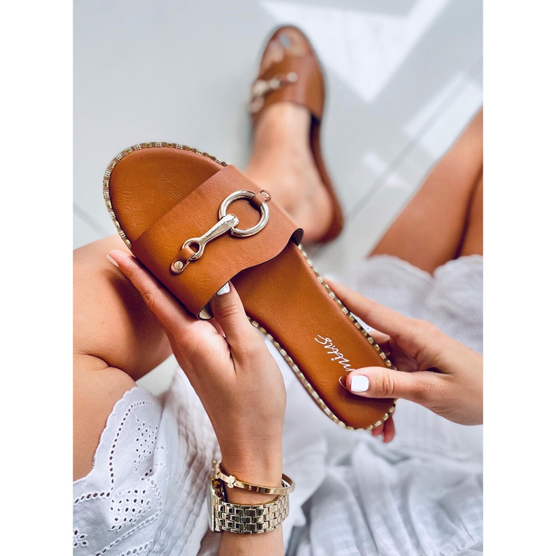 Kettle Camel női papucs barna 2