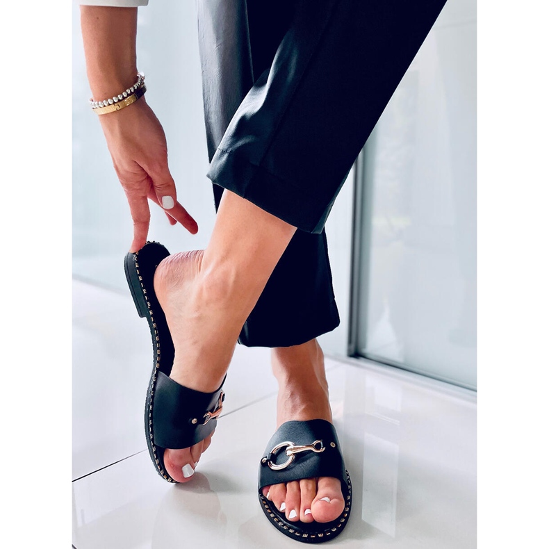 Kettle Black női papucs fekete 2