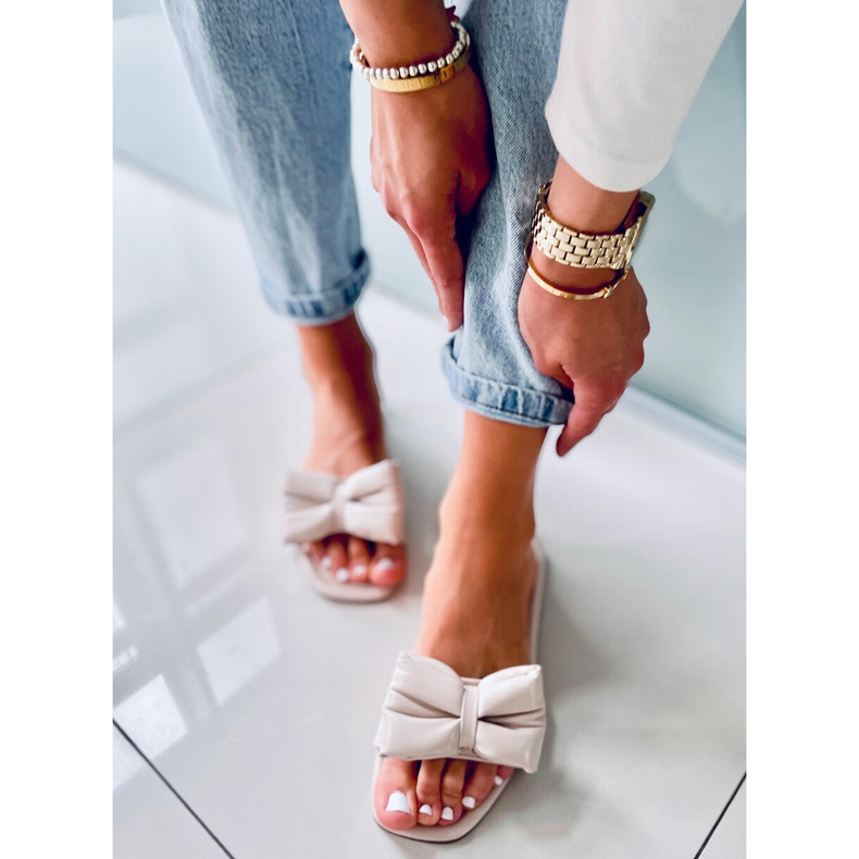 Mili Beige papucs masnival bézs 1