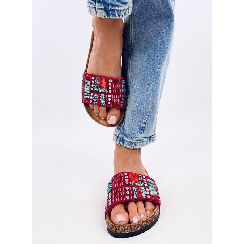 Taida Red parafa papucs piros 1