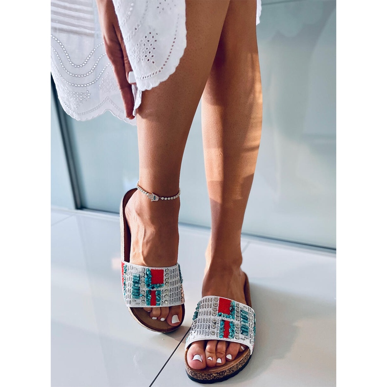 PA1 Taida Fehér parafa papucs 2