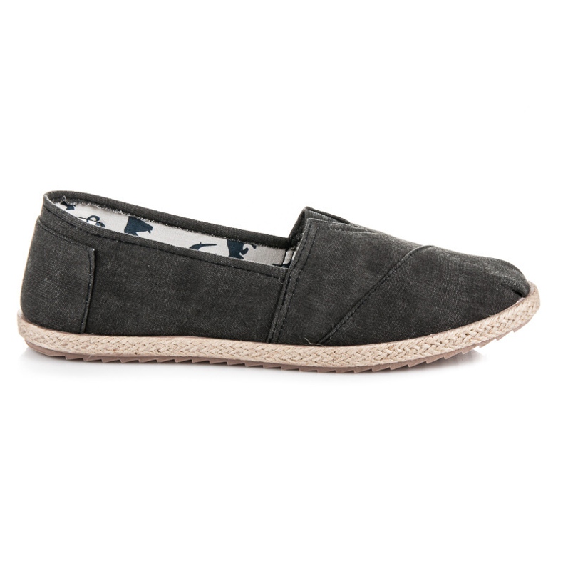 Mckeylor Felcsúsztatható espadrillák fekete 2 Mckeylor Felcsúsztatható espadrillák fekete 2